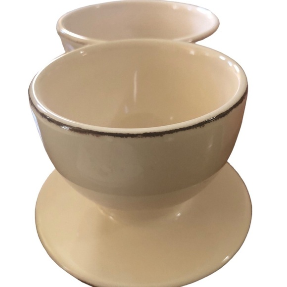 L. Tremain For Butterbell Crock French Provincial Cream Floral Vine Detail 2010 - Picture 2 of 7